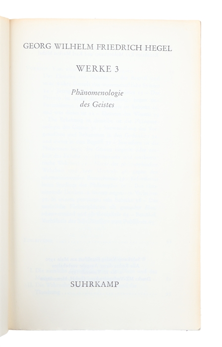 Werke in zwanzig Bänden. (21 volumes. Complete).