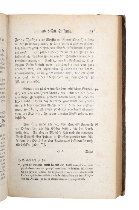 Zend-Avesta im Kleinen, das ist Ormuzd's Lichtgesetz oder Wort des Lebens an Zoroaster dargestellt in einem wesentlichen Auszuge aus den Zendbüchern...