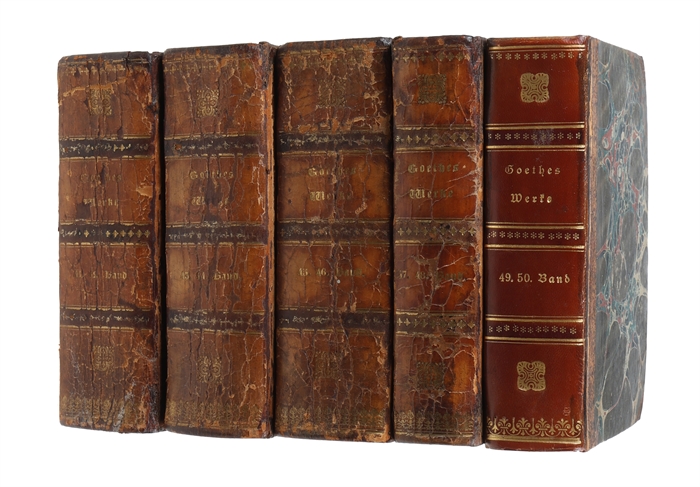 Goethe's Werke. Vollständige Ausgabe letzter Hand. (Vols. 1-55 + register).
