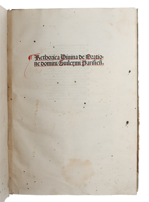 Rethorica Diuina (Rhetorica Divina). 