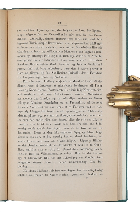 Om Holbergs Kirkehistorie og Theologie. Et Bidrag fra Fortiden til at belyse Nutiden.
