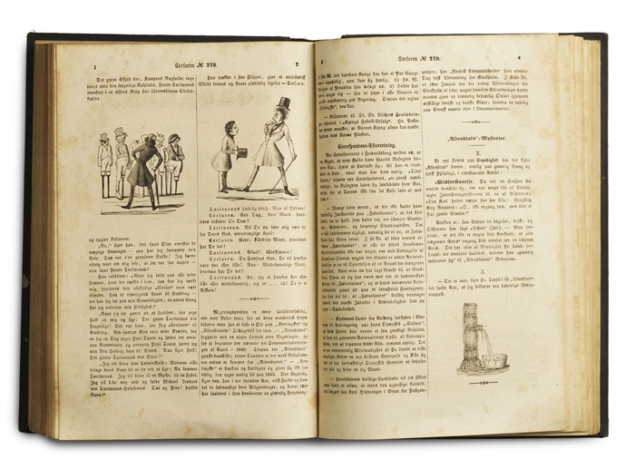 1) Møller, P. L. Et Besøg i Soræ [in: Gæa. Æsthetisk Aarbog]. +
2) [Goldschmidt, Meïr Aaron, edt.]. Corsaren. Nr. 1-315. +
3) Frater Taciturnus: En omreisende Æsthetikers Virksomhed,  
og hvorledes han dog kom til at betale Gjæstebudet. [Printed in: F...