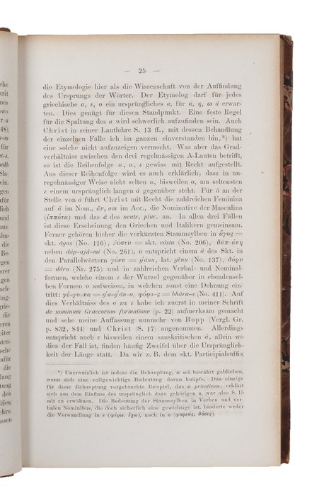 Grundzüge der Griechischen Etymologie. 2 Theile.