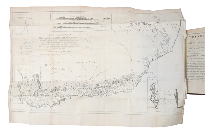 Voyage au Cap de Bonne-Espérance, et autour du monde avec le capitaine Cook. et principalement dans les pays des Hottentots et des Caffres. 3 vols.