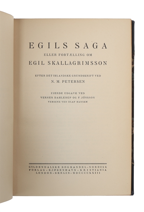 Historiske Fortællinger om Islændernes Færd hjemme og ude. Fjerde Udgave. 4 bd.