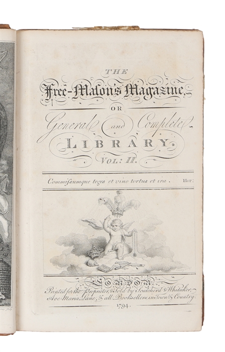 The Freemason's Magazine or General and Complete Library. Vol. 1 - 11.
