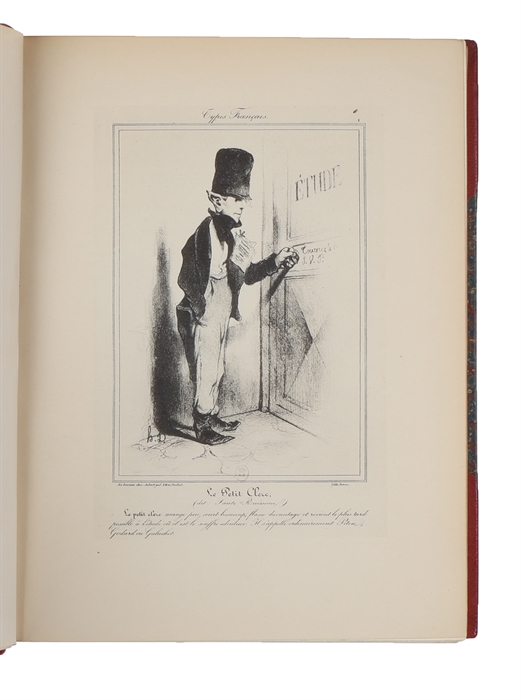 Daumier, peintre et lithographe.