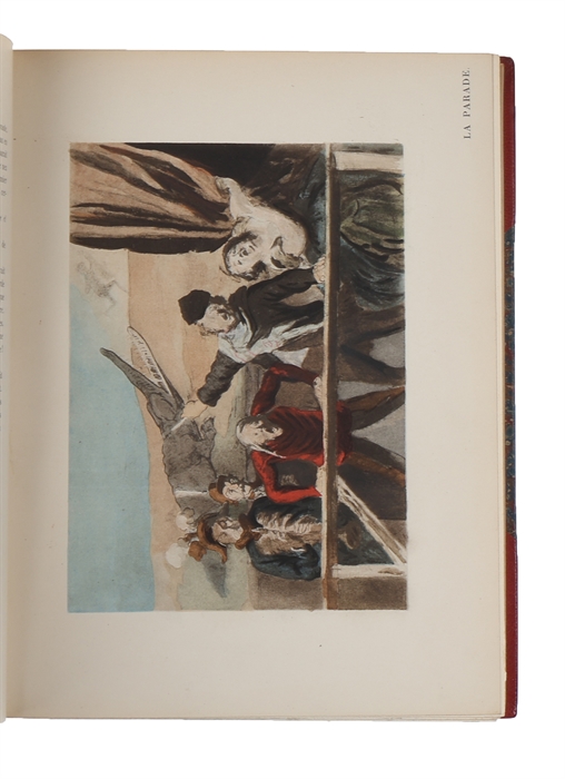Daumier, peintre et lithographe.