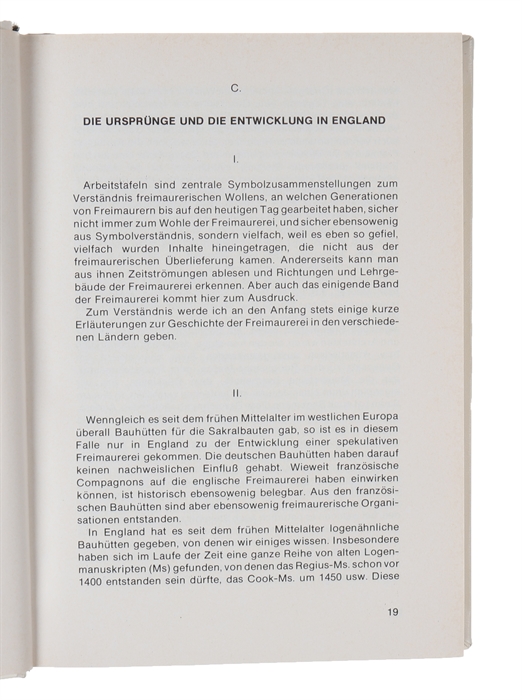 Die Arbeitstafel in der Freimaurerei. 2 vols.