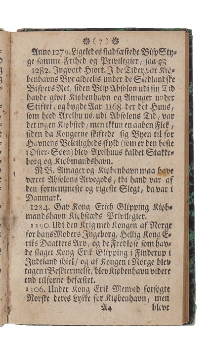 Dend Kongelige Residents og Stabel-Stad Kiøbenhavns historiske Beskrivelse.
