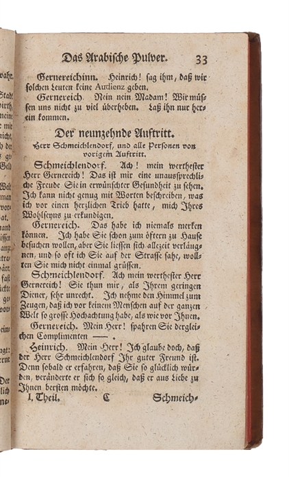 Die dänische Schaubühne, geschrieben von dem Freyherrn Ludvig von Holberg und nun in die deutsche Sprache übersetzet. 5 vols. 