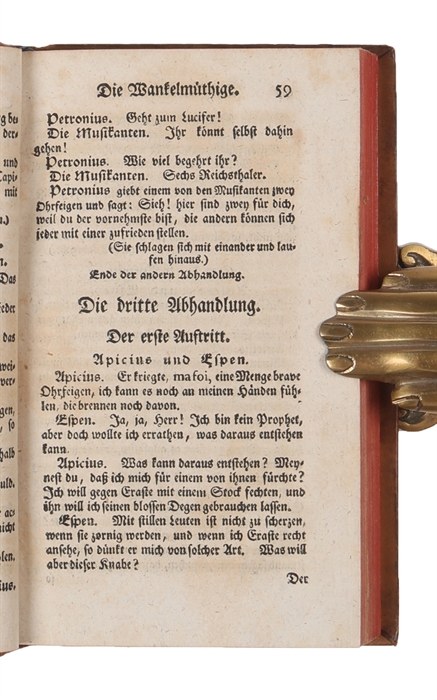 Die dänische Schaubühne, geschrieben von dem Freyherrn Ludvig von Holberg und nun in die deutsche Sprache übersetzet. 5 vols. 