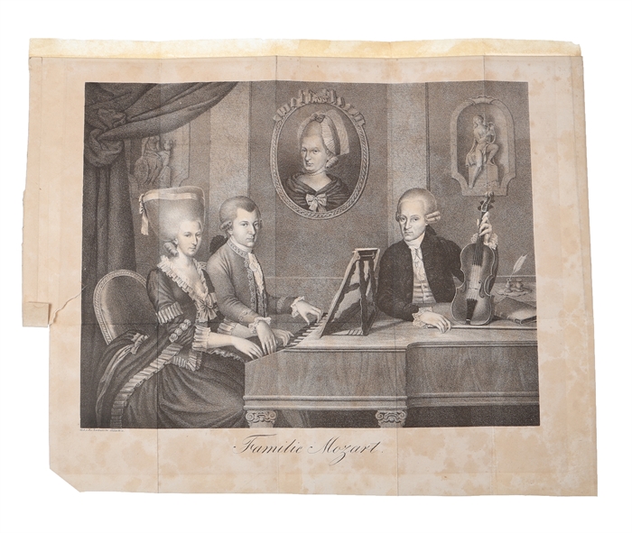 Biographie W. A. Mozart’s. Nach Originalbriefen, Sammlungen alles über ihn Geschriebenen, mit vielen neuen Beylagen, Steindrücken, Musikblättern und einem Fac-simile. Nach (von Nissens) Tode herausgegeben von Constanze, Wittwe von Nissen, früher Wi...