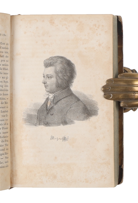 Biographie W. A. Mozart’s. Nach Originalbriefen, Sammlungen alles über ihn Geschriebenen, mit vielen neuen Beylagen, Steindrücken, Musikblättern und einem Fac-simile. Nach (von Nissens) Tode herausgegeben von Constanze, Wittwe von Nissen, früher Wi...