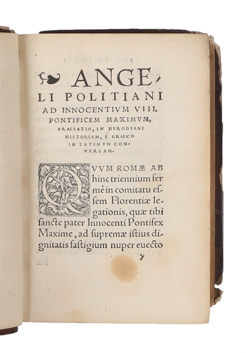 Herodiani de Imperatorum Romanorum præclare gestis libri VIII. Graeci & Latini.