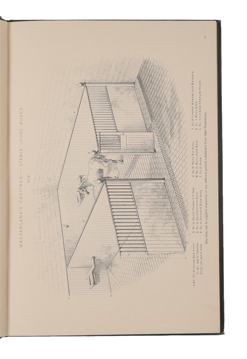 Illustrated catalogue of MacFarlane's castings. Section XXIV. Stable Fittings.