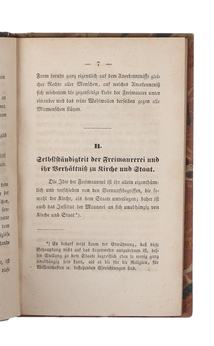 Bundesgrüsse. Gedruckt als Manuscript für Brüder Freimaurer 