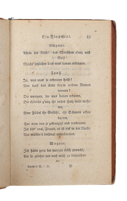 Faust. Ein Fragment.