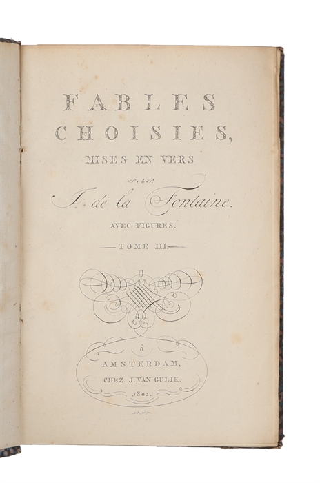 Fables choisies Mises en vers. 6 vols.