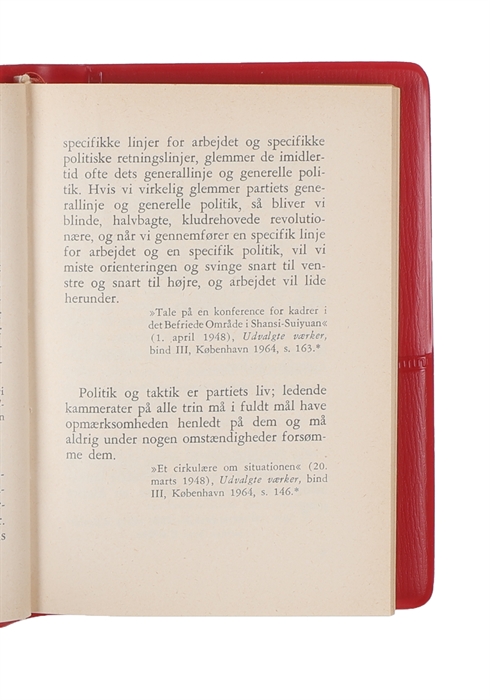 Citater fra formand Mao Tse-Tungs (Danish) (i.e. Quotations of Chairman Mao).