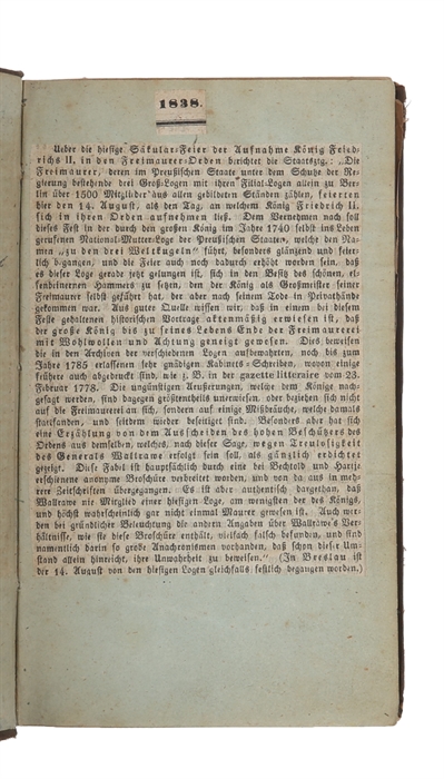 Hephata oder Denkwürdigkeiten und Bekenntnisse eines Freimaurers.