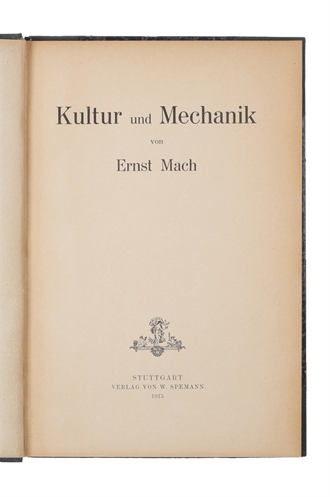 Kultur und Mechanik.