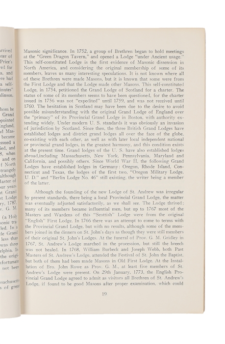 Freemasonry among Negroes and whites in America. A study in Masonic legitimacy and regularity.