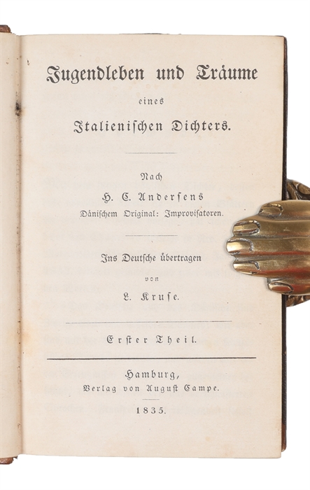 Jugendleben und Träume eines Italienischen Dichters.