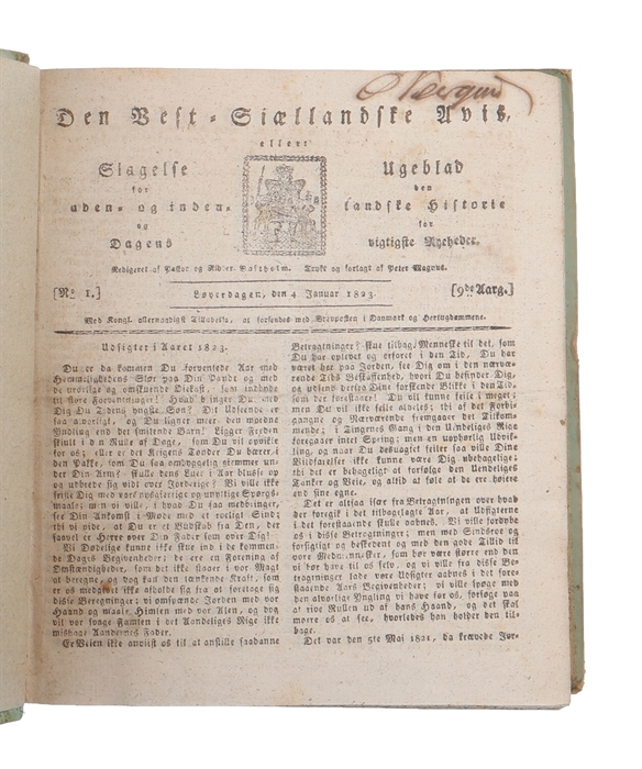Ved min Velgører Provst Gutfelds Død. [In: Den Vest-Siællandske Avis eller Slagelse Ugeblad for uden- og inden-landske Historie og Dagens vigtigste Nyheder. Redigeret af Pastor og Ridder Bastholm, Trykt og Forlagt af Peter Magnus. No. 9, 9de Aarg. Løv...