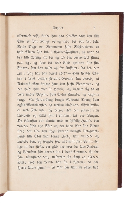 Nye Eventyr. 2 Bind (5 samlinger). (Alle samlinger i 1. oplag, også den første, som indeholder "Den grimme Ælling"). [New Fairy Tales. Complete with all five collections in two volumes, all in first issue, also the first, which contains "The Ugly Duck...