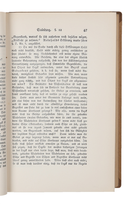 Wissenschaftslehre in vier Bänden. Mit einem Nachweis der von Volzano ziterten Verfasser, Werke und Stellen hrsg.von W.Schultz. 4 vols. 