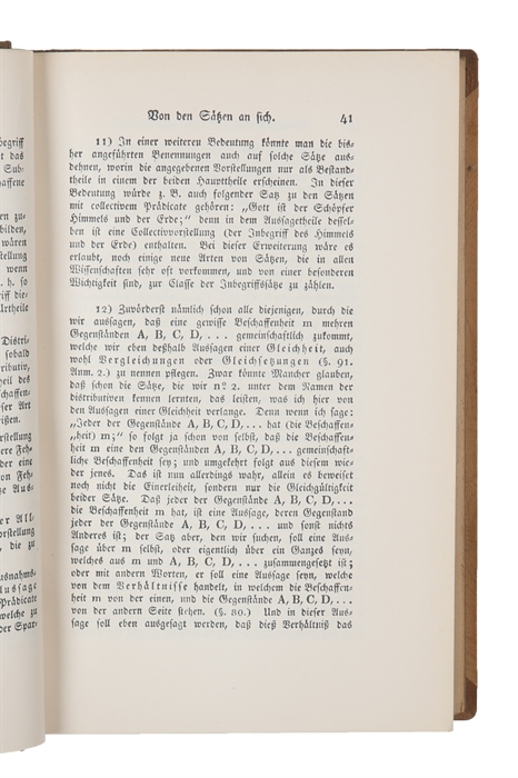 Wissenschaftslehre in vier Bänden. Mit einem Nachweis der von Volzano ziterten Verfasser, Werke und Stellen hrsg.von W.Schultz. 4 vols. 