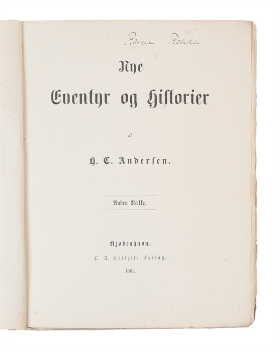 Nye Eventyr og Historier. Anden Række (første samling). 